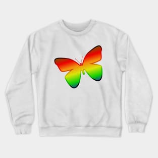 Rainbow Butterfly Crewneck Sweatshirt